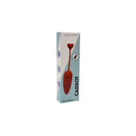 CARROT, Un Œuf vibrant avec télécommande, couleur et forme "Carotte" en silicone médical 